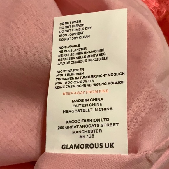 NWT Glamorous Collection Pink Floral Skirt (Size 6) - Picture 11 of 15